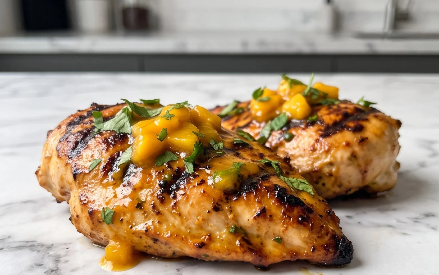 Grilled Mango Chicken