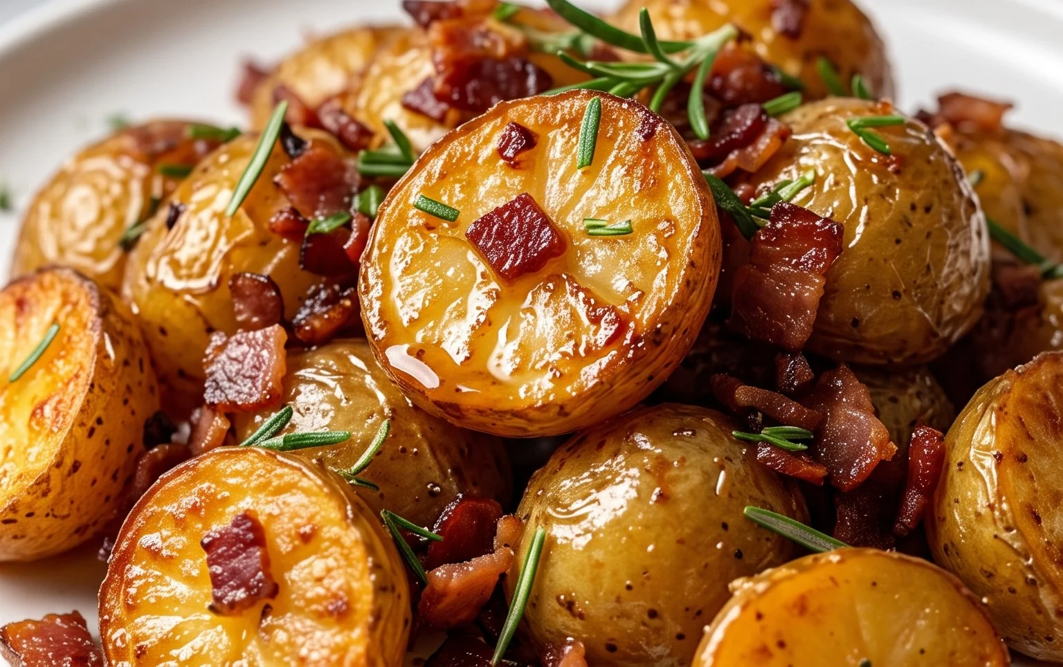 Honey Beef Bacon Roasted Potatoes